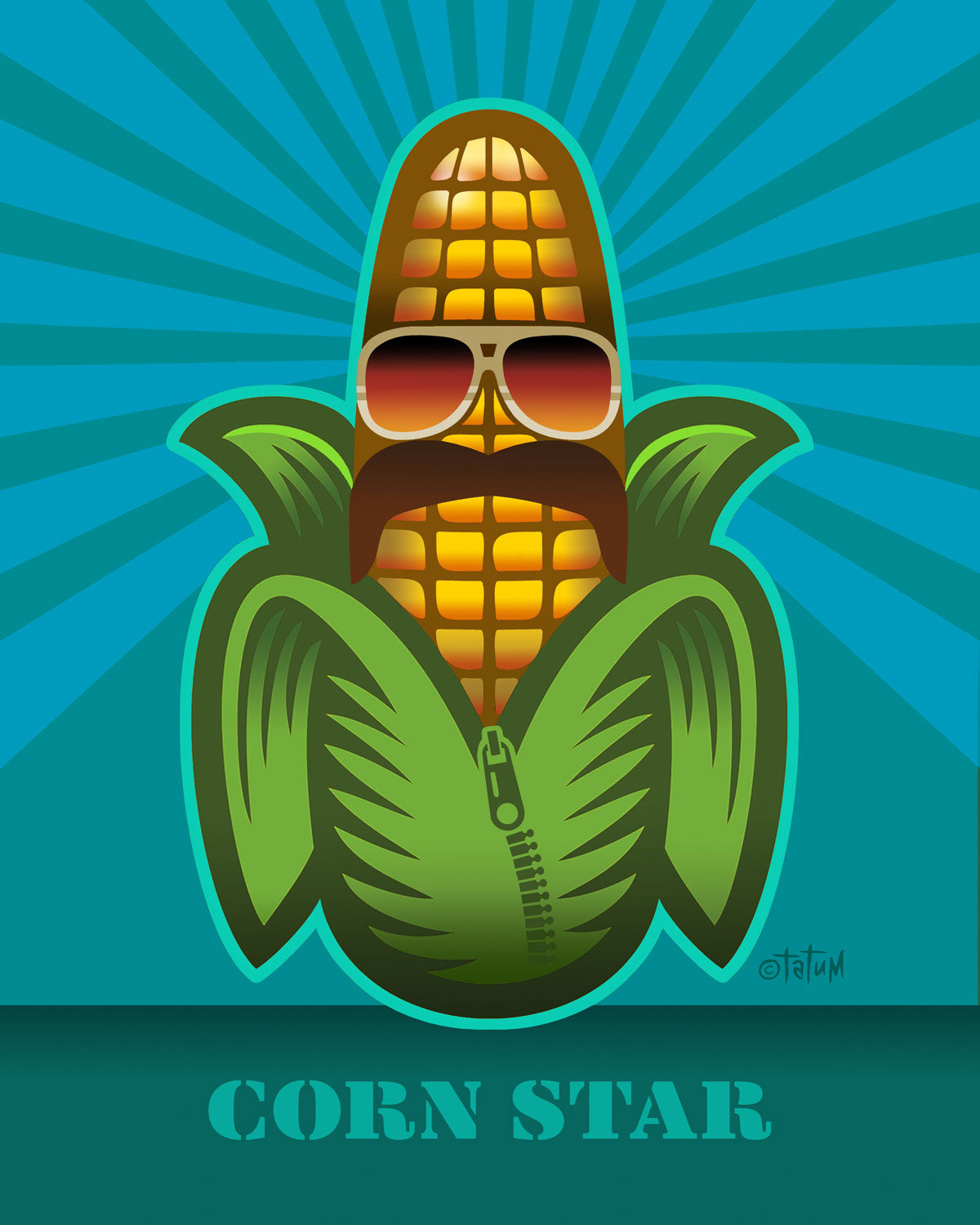 Corn Star Print