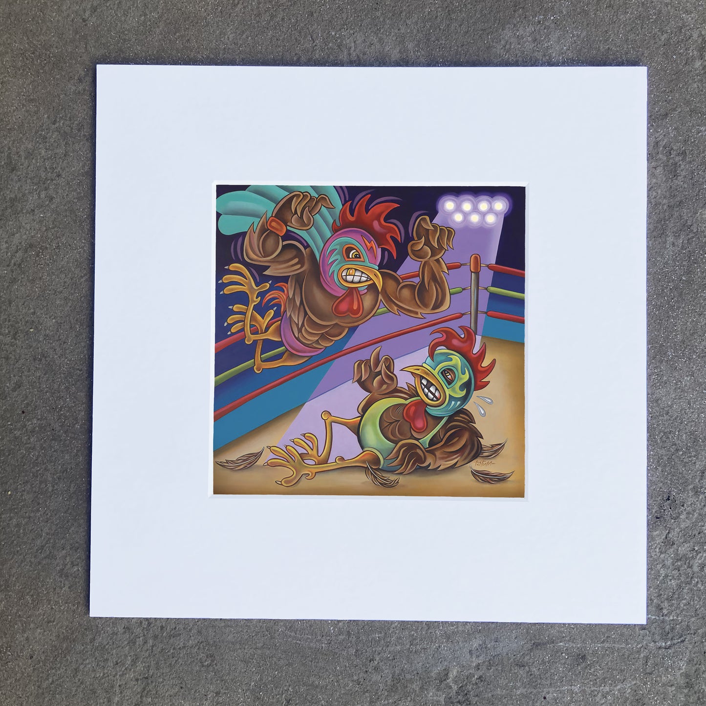 Fowl Play Lithograph Print