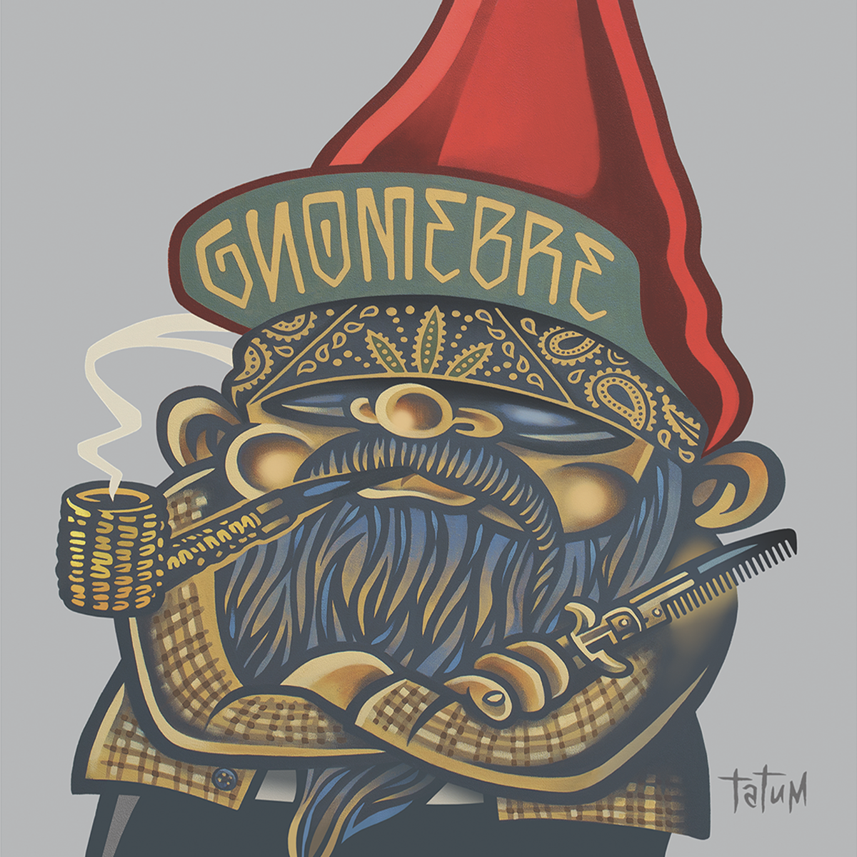 Gnomebre Lithograph Print