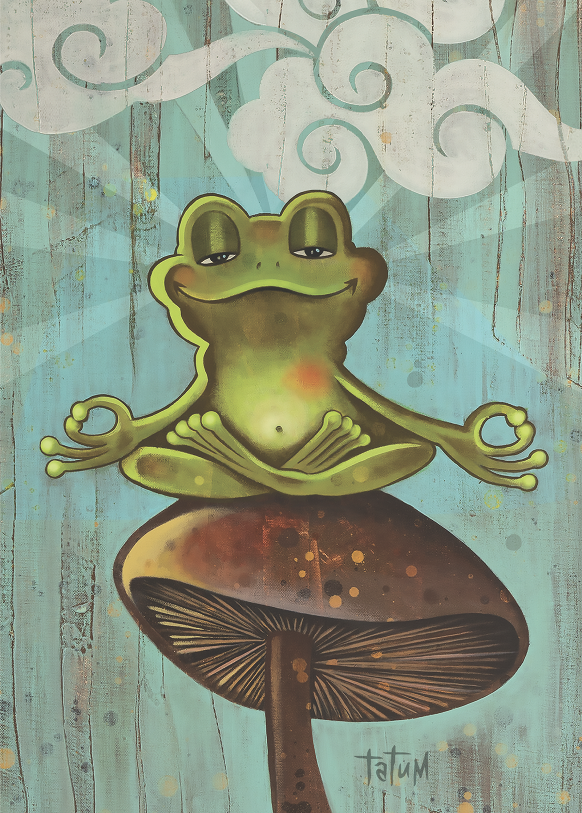 In a Good Place Lithograph Print